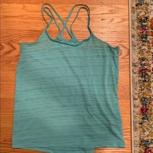 Lightweight blue Nike Running tank